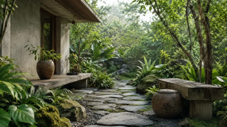 Taman Wabi-Sabi Bikin Rumah Lebih Adem