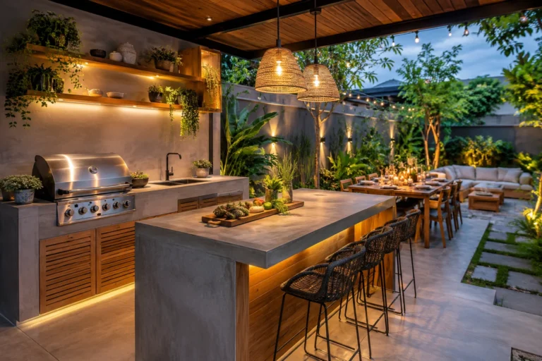 Dapur Outdoor Jadi Magnet Baru di Rumah Modern