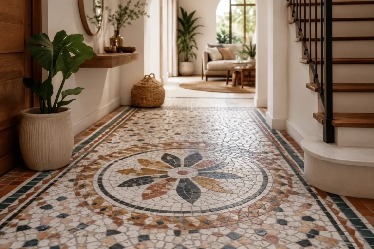 Lantai Mosaik Unik Bikin Rumah Lebih Personal