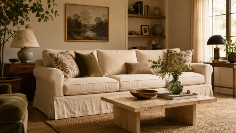 Skirted Sofa 90-an Bikin Ruang Tamu Hangat